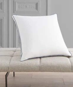 Drouault Oreiller TRIANON - 50% Duvet De Canard Blanc - Medium 65x65 Cm -Boutique Maisons du Monde oreiller trianon 50 duvet de canard blanc medium 65x65 cm 3