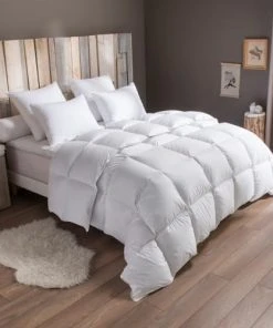 DODO Pack Duvet Couette Chaude + Oreiller -50% Duvet De Canard 220x240 Cm -Boutique Maisons du Monde pack duvet couette chaude oreiller 50 duvet de canard 220x240 cm 1
