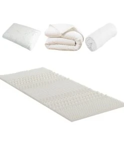 Olympe Pack Surmatelas + Protège Matelas + Couette + Oreiller 90x190