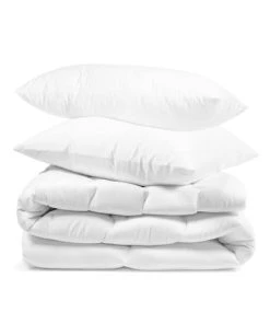 WAKE ME GREEN Pack TEMPÉRÉ Couette + Oreiller(s) - Coton Bio 240x260 Cm