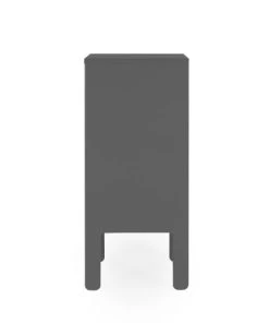 Tenzo Petit Meuble De Rangement En Bois H89cm Gris Anthracite -Boutique Maisons du Monde petit meuble de rangement en bois h89cm gris anthracite 2