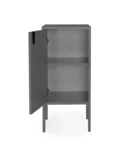 Tenzo Petit Meuble De Rangement En Bois H89cm Gris Anthracite -Boutique Maisons du Monde petit meuble de rangement en bois h89cm gris anthracite 3