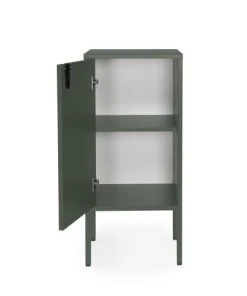 Tenzo Petit Meuble De Rangement En Bois H89cm Vert Kaki -Boutique Maisons du Monde petit meuble de rangement en bois h89cm vert kaki 3