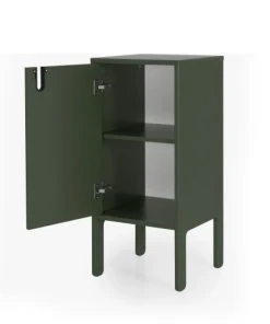 Tenzo Petit Meuble De Rangement En Bois H89cm Vert Kaki -Boutique Maisons du Monde petit meuble de rangement en bois h89cm vert kaki 4