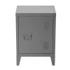 URBAN MEUBLE Petit Meuble De Rangement Style Industriel Métal Gris 40*30*57cm -Boutique Maisons du Monde petit meuble de rangement style industriel metal gris 40 30 57cm