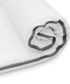 Mister Sandman Surmatelas 140x190, Protection Matelas, Sur Matelas Mousse Hauteur 5cm -Boutique Maisons du Monde surmatelas 140x190 protection matelas sur matelas mousse hauteur 5cm 2