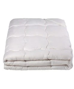Brun De Vian-Tiran Surmatelas Bio Moelleux En Laine Blanc 180x200 Cm