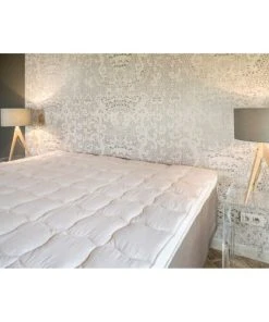 Brun De Vian-Tiran Surmatelas Bio Moelleux En Laine Blanc 80x200 Cm -Boutique Maisons du Monde surmatelas bio moelleux en laine blanc 80x200 cm 1