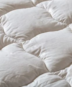 Brun De Vian-Tiran Surmatelas Bio Moelleux En Laine Blanc 90x200 Cm -Boutique Maisons du Monde surmatelas bio moelleux en laine blanc 90x200 cm 2