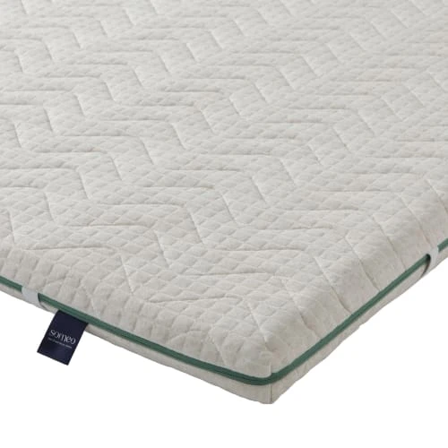Someo Surmatelas écoresponsable Latex Naturel 200x200 4 Someo Surmatelas écoresponsable Latex Naturel 200x200 – Image 2