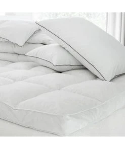 MPC Maison Surmatelas Hôtel Luxe En Plume Blanc 100x200 Cm -Boutique Maisons du Monde surmatelas hotel luxe en plume blanc 100x200 cm 1