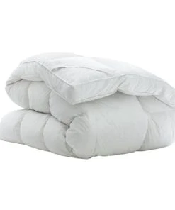 MPC Maison Surmatelas Hôtel Luxe En Plume Blanc 180x200 Cm