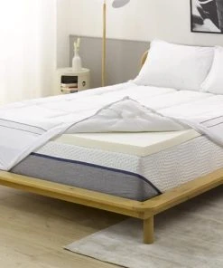Mello Surmatelas Mémoire De Forme 8cm 160x200cm -Boutique Maisons du Monde surmatelas memoire de forme 8cm 160x200cm 2