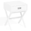 Beliani Table Basse Blanche Avec Tiroir -Boutique Maisons du Monde table basse blanche avec tiroir