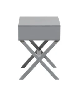 Beliani Table Basse Grise Avec Tiroir -Boutique Maisons du Monde table basse grise avec tiroir 3