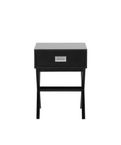 Beliani Table Basse Noire Avec Tiroir -Boutique Maisons du Monde table basse noire avec tiroir 3