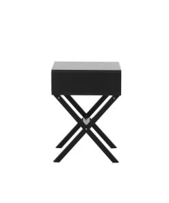 Beliani Table Basse Noire Avec Tiroir -Boutique Maisons du Monde table basse noire avec tiroir 4