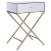 Beliani Table D'appoint Effet Miroir -Boutique Maisons du Monde table d appoint effet miroir