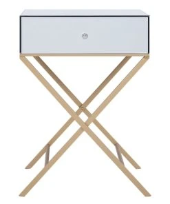 Beliani Table D'appoint Effet Miroir -Boutique Maisons du Monde table d appoint effet miroir 2