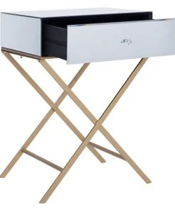 Beliani Table D'appoint Effet Miroir -Boutique Maisons du Monde table d appoint effet miroir 3