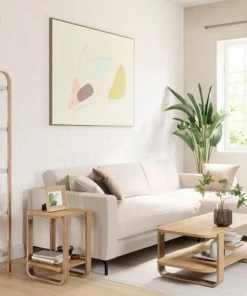 Umbra Table D'appoint En Bois Naturel 53x42cm -Boutique Maisons du Monde table d appoint en bois naturel 53x42cm 2