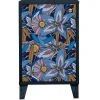 RNT By Really Nice Things Table De Bois En Pin Massif Avec Imprimé Floral Bleu Frida Garden -Boutique Maisons du Monde table de bois en pin massif avec imprime floral bleu frida garden