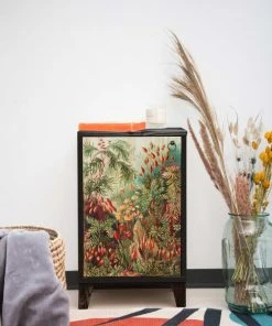 RNT By Really Nice Things Table De Bois Pin Massif Avec Imprimé Floral Multicouleur Malasia -Boutique Maisons du Monde table de bois pin massif avec imprime floral multicouleur malasia 2