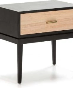 Thai Natura Table De Chever 1 Tiroir En Bois Clair Cérusé 10 Thai Natura Table De Chever 1 Tiroir En Bois Clair Cérusé -Boutique Maisons du Monde table de chever 1 tiroir en bois clair ceruse et noir arguinariz