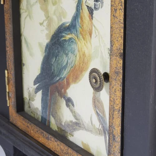 Maisons Du Monde Table De Chevet 1 Porte 1 Tiroir Noire Et Dorée à Motifs 5 Maisons Du Monde Table De Chevet 1 Porte 1 Tiroir Noire Et Dorée à Motifs – Image 3