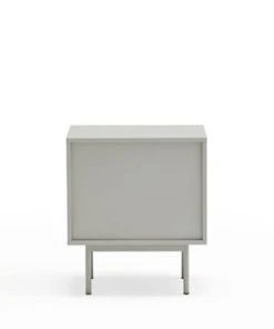 TEULAT Table De Chevet 1 Porte 2 Tiroirs En Bois Gris Clair -Boutique Maisons du Monde table de chevet 1 porte 2 tiroirs en bois gris clair 4