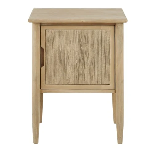 Maisons Du Monde Table De Chevet 1 Porte En Bois De Manguier Et Sisal Beige 3 Maisons Du Monde Table De Chevet 1 Porte En Bois De Manguier Et Sisal Beige