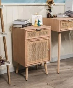 Nordlys Table De Chevet 1 Porte Et 1 Tiroir En Rotin Naturel 10 Nordlys Table De Chevet 1 Porte Et 1 Tiroir En Rotin Naturel -Boutique Maisons du Monde table de chevet 1 porte et 1 tiroir en rotin naturel 2