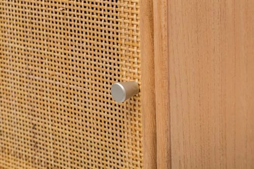 Nordlys Table De Chevet 1 Porte Et 1 Tiroir En Rotin Naturel 8 Nordlys Table De Chevet 1 Porte Et 1 Tiroir En Rotin Naturel – Image 6