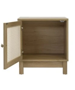 Casame Table De Chevet 1 Porte Façade Rotin -Boutique Maisons du Monde table de chevet 1 porte facade rotin 2