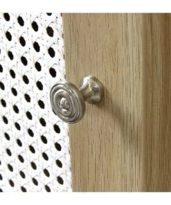 Casame Table De Chevet 1 Porte Façade Rotin -Boutique Maisons du Monde table de chevet 1 porte facade rotin 5