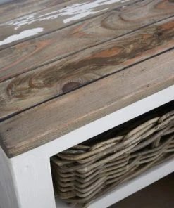 BOIS DESSUS BOIS DESSOUS Table De Chevet 1 Tiroir 1 Niche En Pin Recyclé -Boutique Maisons du Monde table de chevet 1 tiroir 1 niche en pin recycle 3