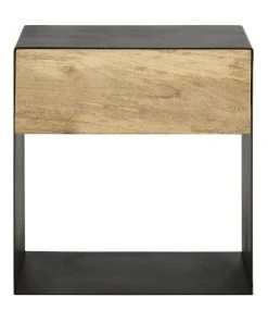 Maisons Du Monde Table De Chevet 1 Tiroir Bicolore