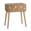 Ixia Table De Chevet 1 Tiroir Bicolore Bois Et Doré -Boutique Maisons du Monde table de chevet 1 tiroir bicolore bois et dore