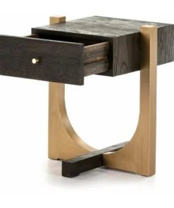 Thai Natura Table De Chevet 1 Tiroir Bois Et Métal Doré 9 Thai Natura Table De Chevet 1 Tiroir Bois Et Métal Doré -Boutique Maisons du Monde table de chevet 1 tiroir bois et metal dore 2