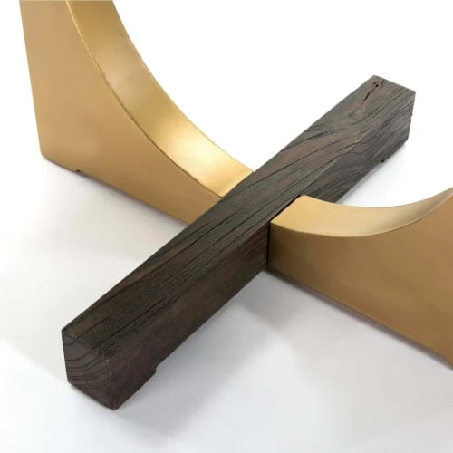 Thai Natura Table De Chevet 1 Tiroir Bois Et Métal Doré 7 Thai Natura Table De Chevet 1 Tiroir Bois Et Métal Doré – Image 5