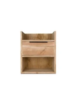 Dendro Table De Chevet 1 Tiroir Bois Massif