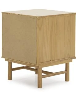 HOMN Table De Chevet 1 Tiroir Couleur Bois Et Gris, Bois Massif -Boutique Maisons du Monde table de chevet 1 tiroir couleur bois et gris bois massif 3