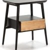 Thai Natura Table De Chevet 1 Tiroir Couleur Noir Et Bois Clair -Boutique Maisons du Monde table de chevet 1 tiroir couleur noir et bois clair