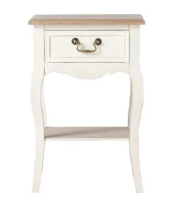 Maisons Du Monde Table De Chevet 1 Tiroir Crème