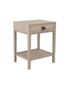 Signature Table De Chevet 1 Tiroir Décor Chêne - L46 Cm -Boutique Maisons du Monde table de chevet 1 tiroir decor chene l46 cm 2