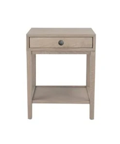 Signature Table De Chevet 1 Tiroir Décor Chêne - L46 Cm