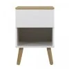 Meubles & Design Table De Chevet 1 Tiroir En Bois Blanc