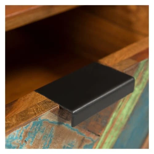 Rendez Vous Déco Table De Chevet 1 Tiroir En Bois D'acacia Et Bois Recyclé 4 Rendez Vous Déco Table De Chevet 1 Tiroir En Bois D'acacia Et Bois Recyclé – Image 2