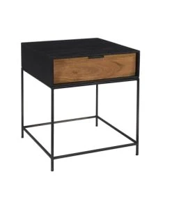 Rendez Vous Déco Table De Chevet 1 Tiroir En Bois D'acacia Et Métal Noir 13 Rendez Vous Déco Table De Chevet 1 Tiroir En Bois D'acacia Et Métal Noir -Boutique Maisons du Monde table de chevet 1 tiroir en bois d acacia et metal noir 5