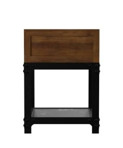 Rendez Vous Déco Table De Chevet 1 Tiroir En Bois De Cèdre Recyclé Et Métal -Boutique Maisons du Monde table de chevet 1 tiroir en bois de cedre recycle et metal 5